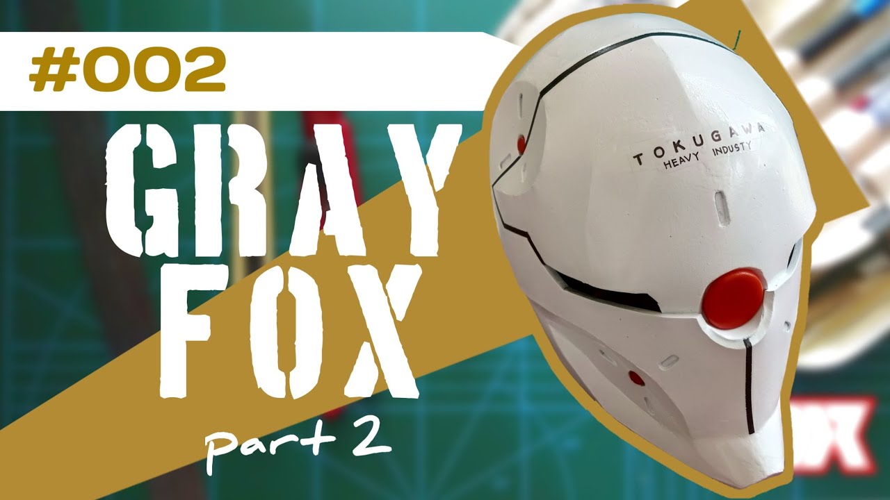 Cosplay Helmet | #002 Gray Fox - Metal Gear (part 2)