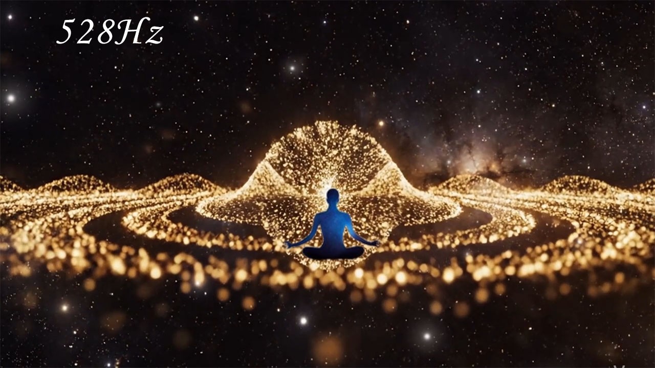 528Hz music is meditation music that lowers stress and aids in cellular DNA healing and recovery.