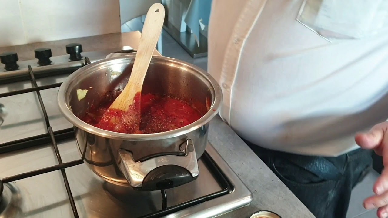 Spaghetti aux anchois.