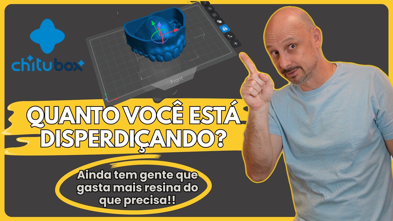 Quanto de resina você economiza imprimindo modelos ocos Fiz as contas reais na prática!