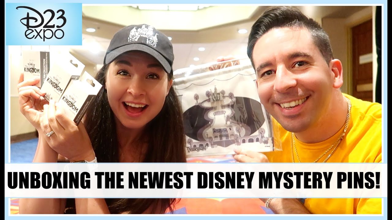 D23 EXPO 2019 Exclusive Disney Mystery Pin Unboxing! TINY KINGDOM PINS! (Collab w/ Disney Pins Blog)