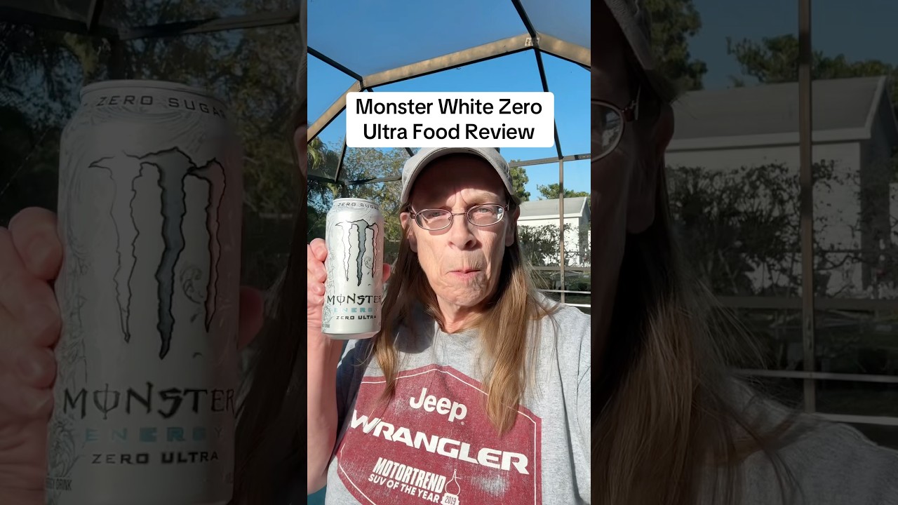 По вкусу похоже на Спрайт? Обзор еды Monster White #обзор еды #энергетический напиток ##монстр