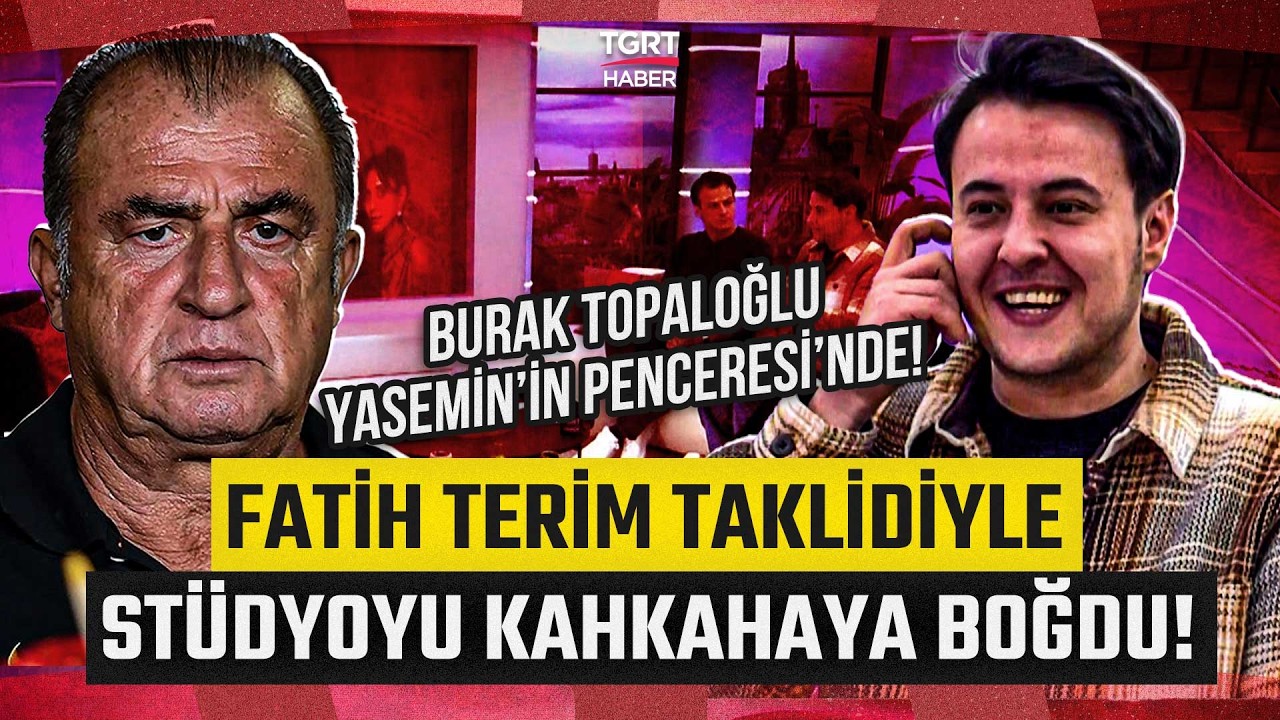 Güldür Güldür'ün 'Bahadır'ı Yasemin'in Penceresi'nde! Burak Topaloğlu'ndan Fatih Terim Taklidi