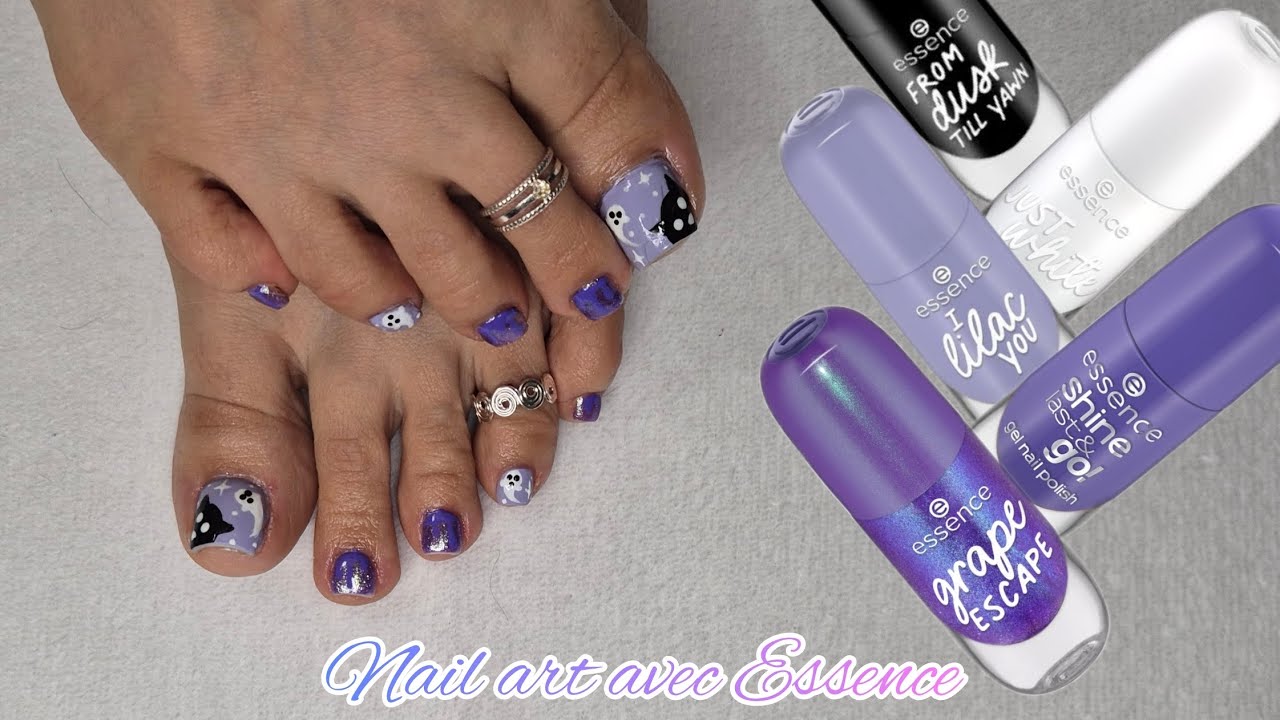 Easy nail art: Pédicure witchy (Essence)