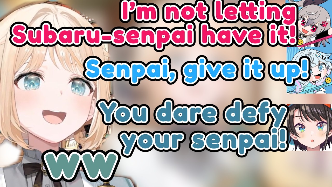 Subaru Shows Up 5 Times in Iroha’s Valentine Stream for Her Sweets w【Hololive Clip】