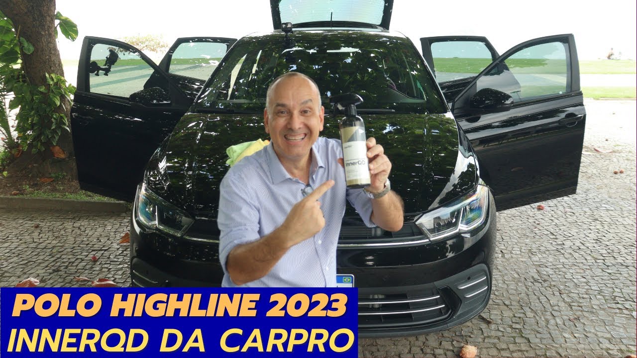 APLICANDO O INNERQD DA CARPRO NO INTERIOR DO VW POLO HIGHLINE 2023.