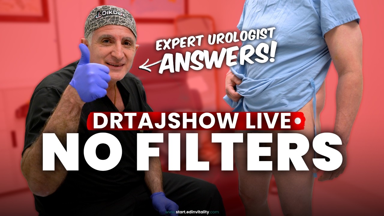DR TAJ SHOW LIVE | 30 минут. Честно. Без купюр. Вопросы и ответы о мужском здоровье, ЛЮБОЙ вопрос...