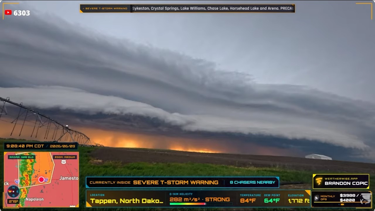 North Dakota Incredible Structure at Sunset | Live Stream Archive