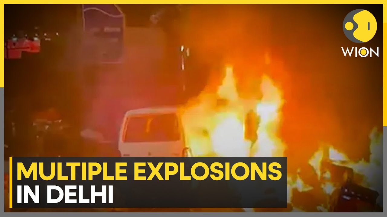 Red Fort Blast: One Detained After Car Explodes Near Red Fort Metro Station | WION BREAKING
