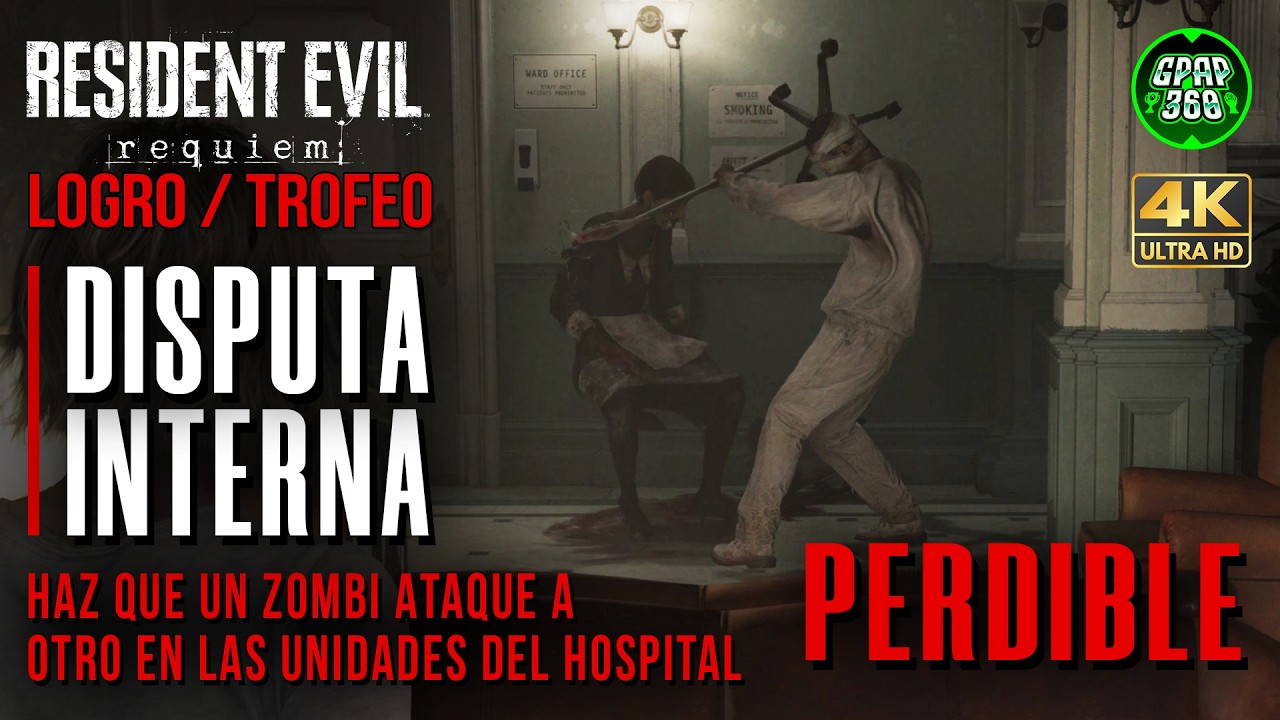Resident Evil Requiem | Logro / Trofeo: Disputa interna (Hacer que un zombi mate a otro) PERDIBLE