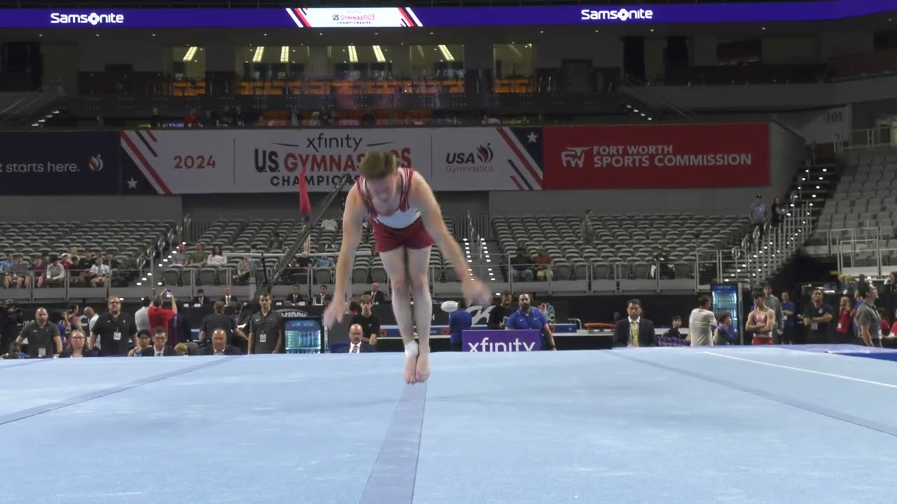 Ian Gunther - Floor Exercise - 2024 Xfinity U.S. Championships - Senior Men Day 1