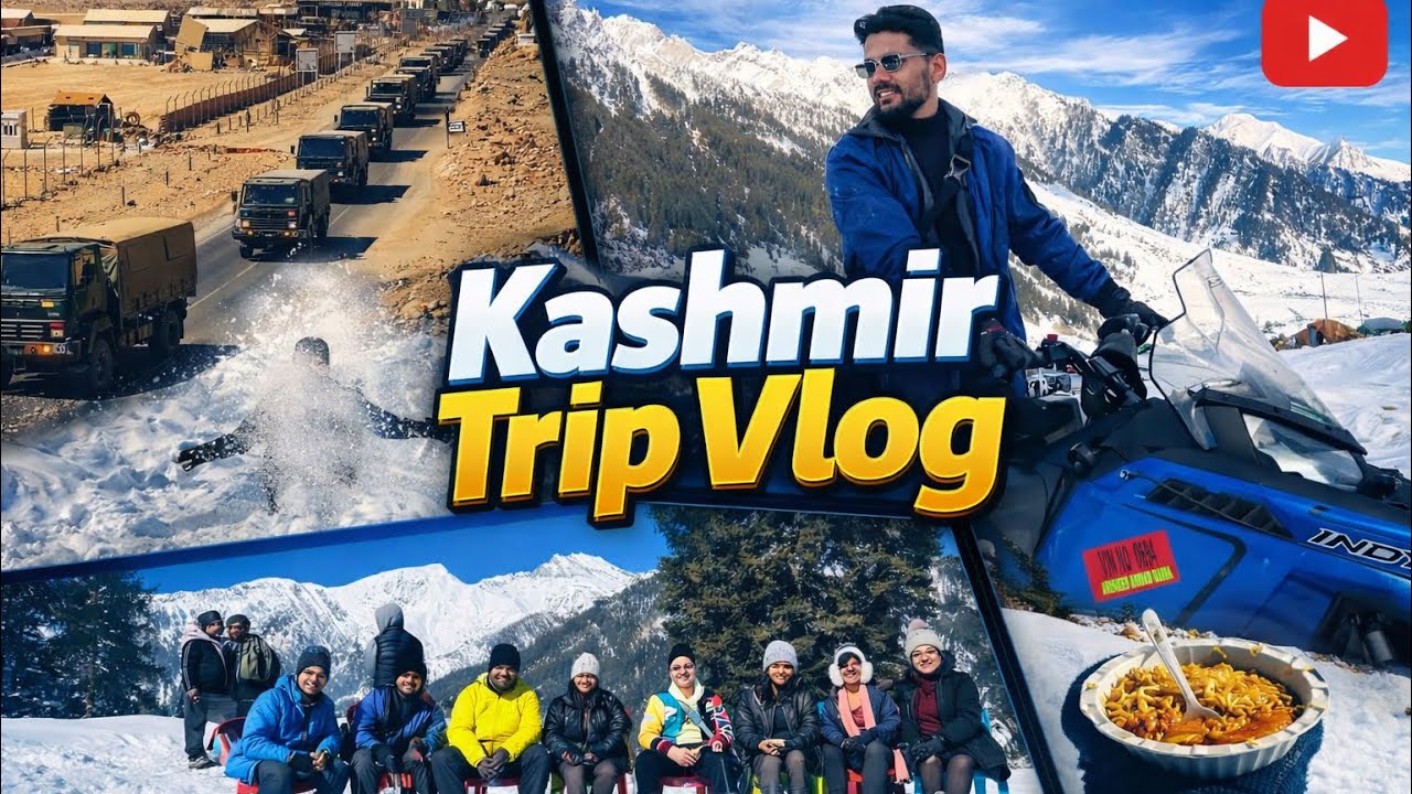 Kashmir//Srinagar & Sonamarg – Heaven on Earth  with Friends ❄️✨
