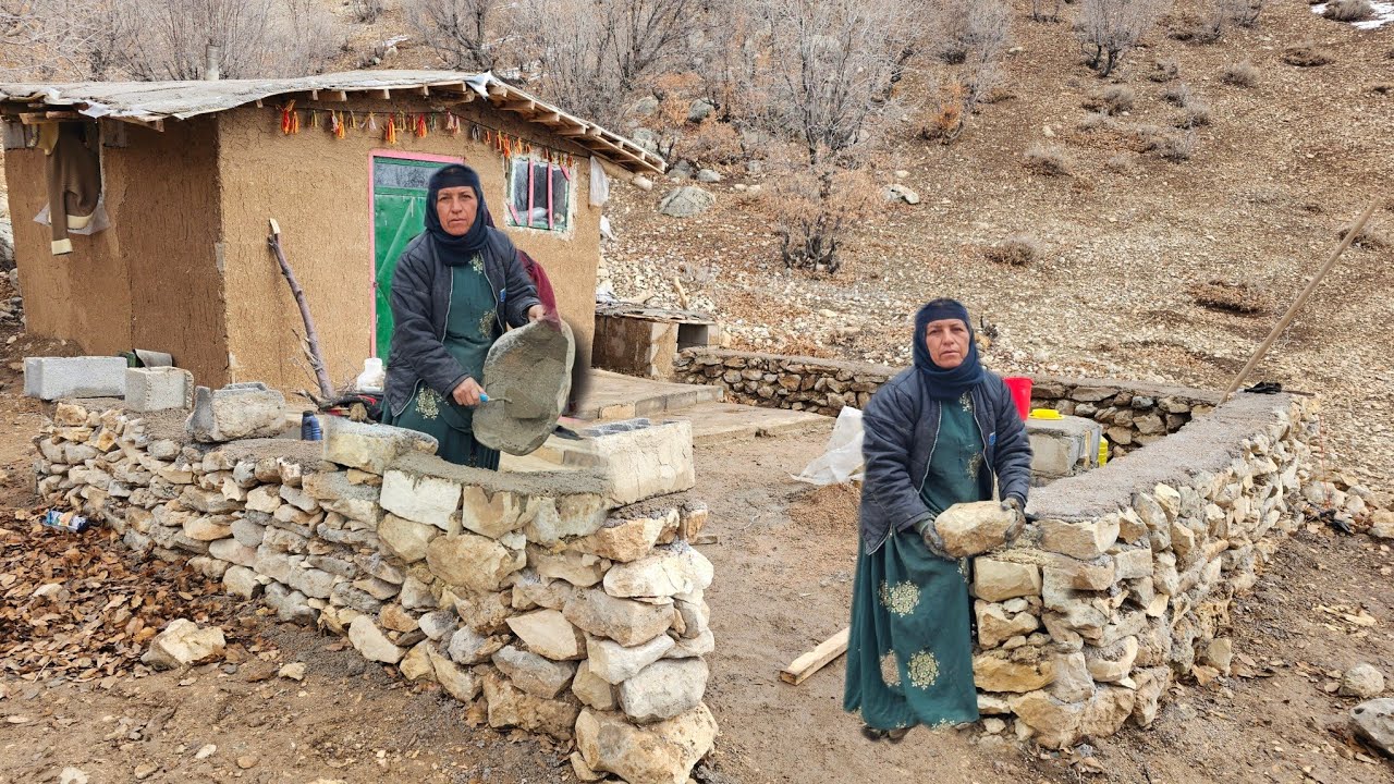 The Art of a Genius Grandma in the Winter Snow: Designing a Dream House Facade with Stone