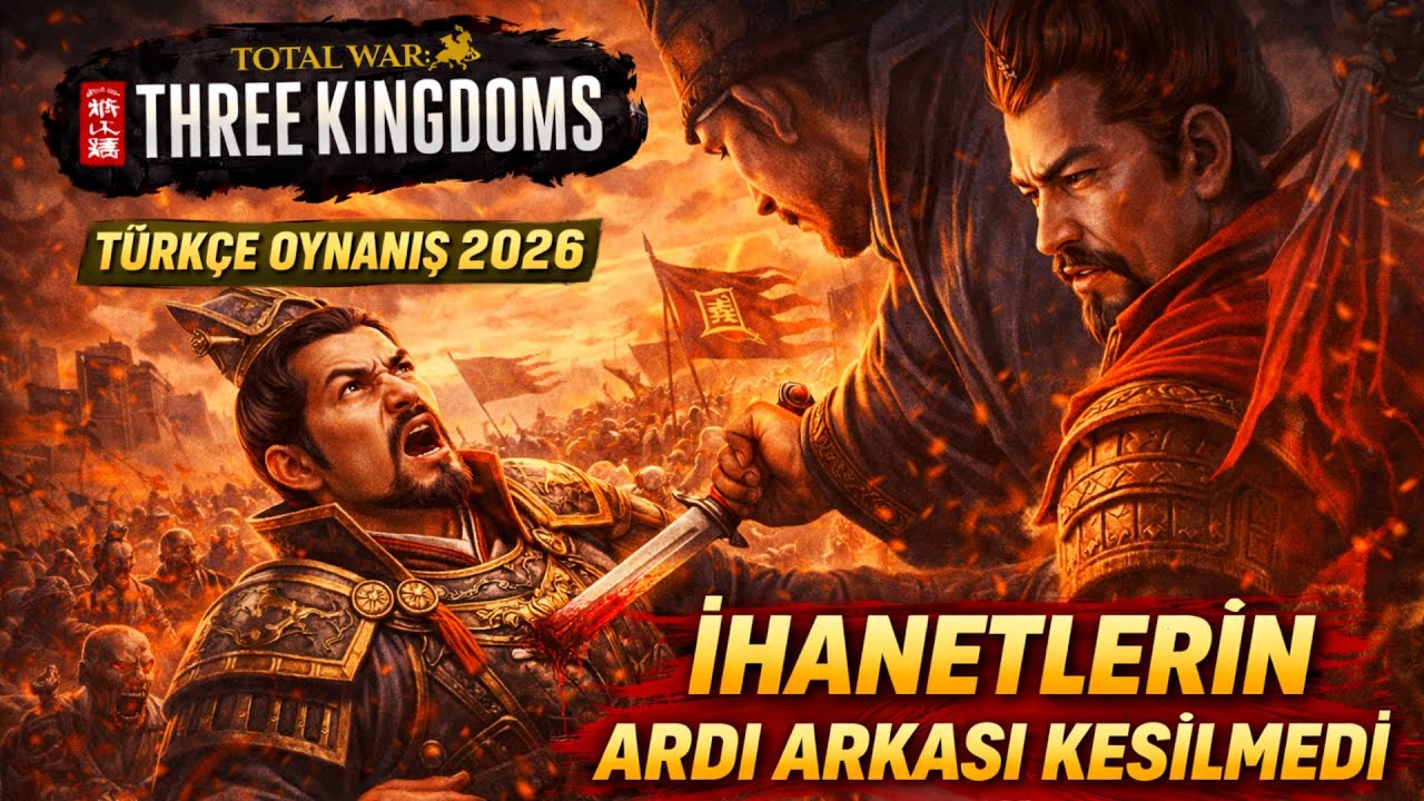 İHANETLERİN ARDI ARKASI KESİLMEDİ / Total War Three Kingdoms Türkçe Oynanış 2026 - Bölüm 6