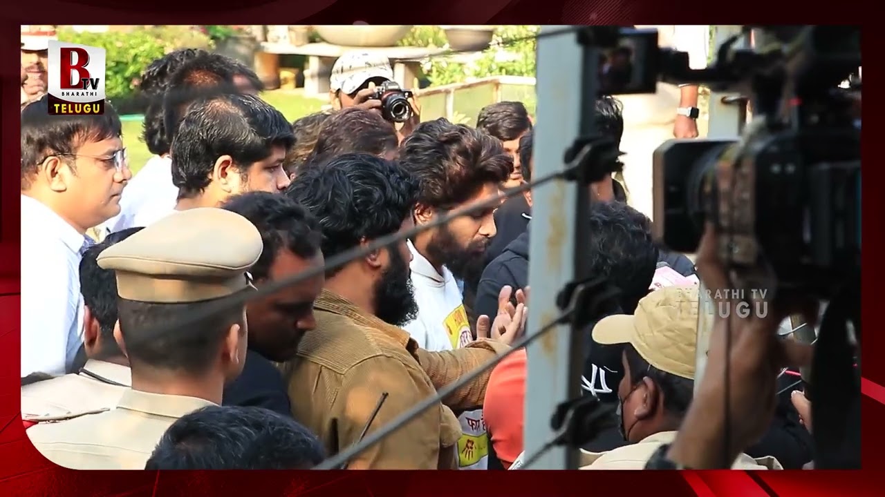 Allu Arjun Emotional Moments With His Family After Releasing from Jail | Allu Arha#pathipraveen