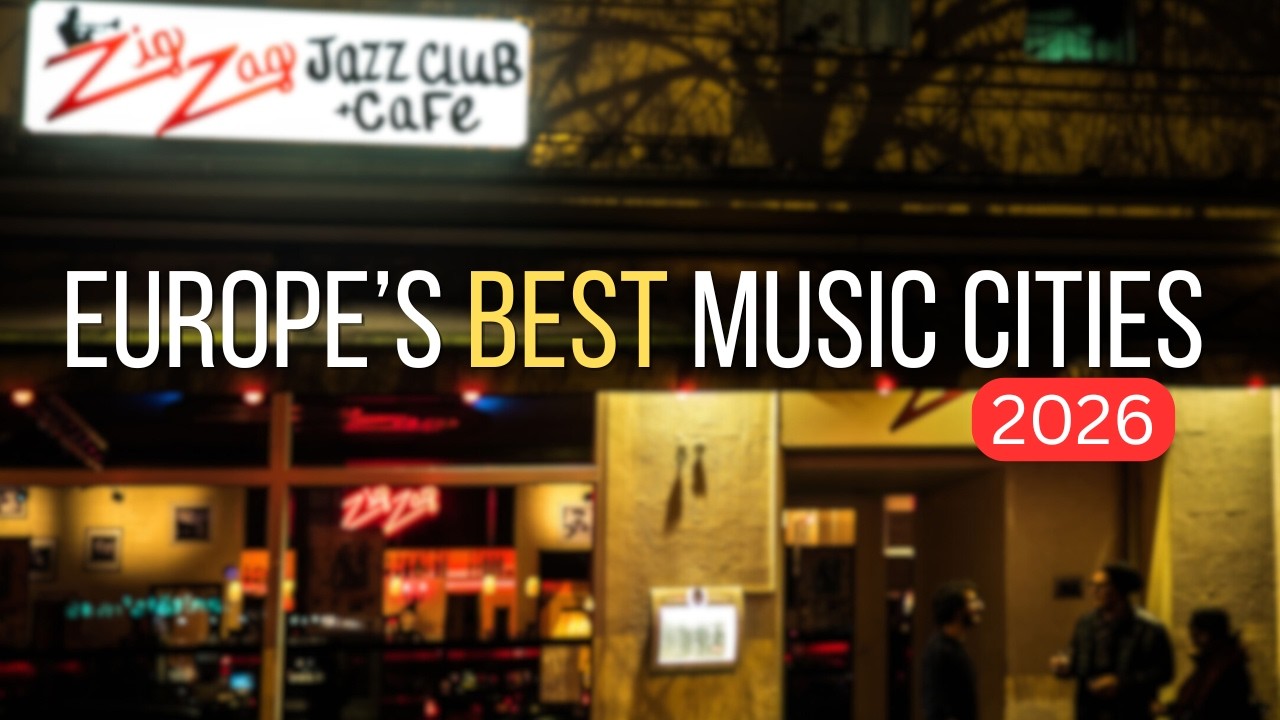 Top 10 Cities for Live Music in Europe in 2025