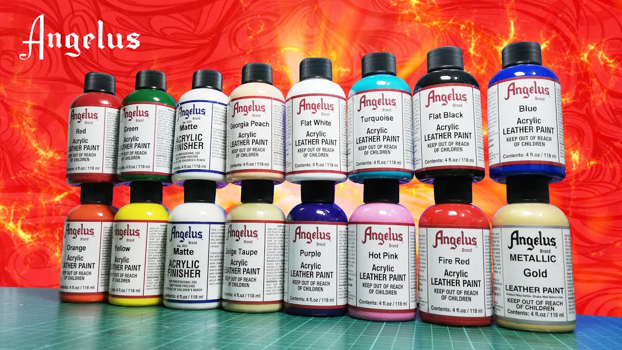 UNBOXING: ANGELUS LEATHER PAINTS