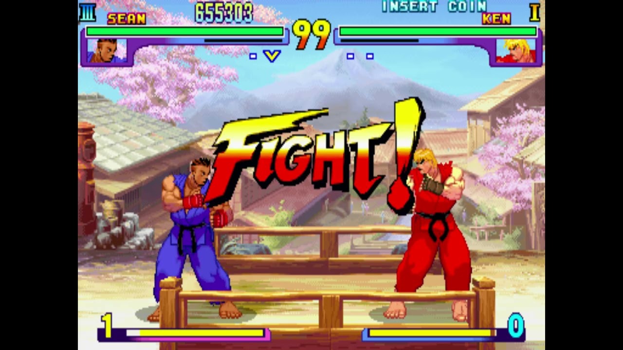 {4th R}   SEAN   Vs   KEN   658 603p !   MAME  Street Fighter III  New Generation  7 2 2018  3 51 πμ