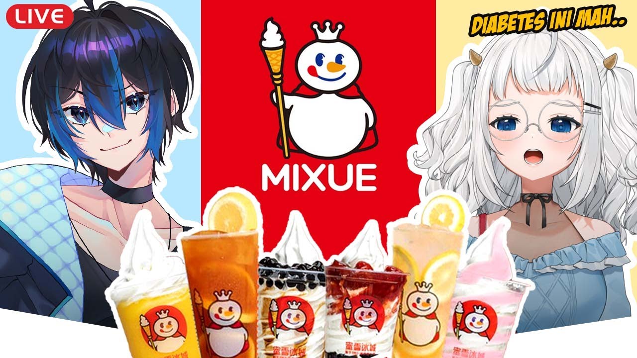 VTUBER MUKBANG MIXUE 【MAHA5LIVE】with @AliaAdeliaCh