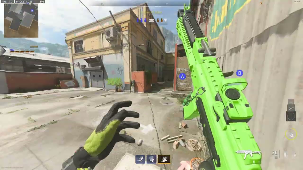 Clear wall hacks and spin bot in GB match
