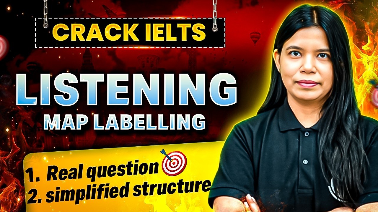 IELTS Listening  - Map Labelling 📝| Strategy For Band 8 🔥| FREE IELTS Preparation Full Course