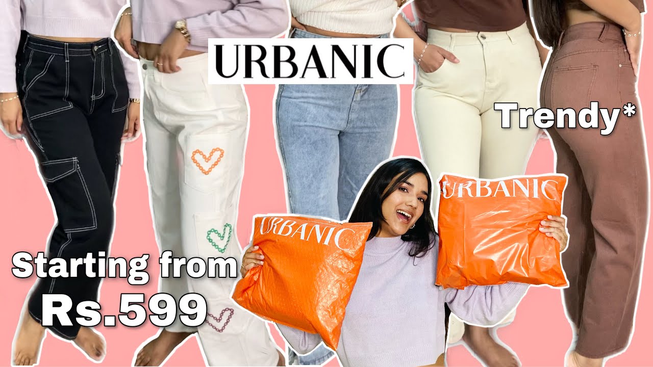 URBANIC HIGH WAISTED JEANS HAUL | *Cheapest* High Waist Jeans Haul | Wide-Leg, Flared, Straight Leg