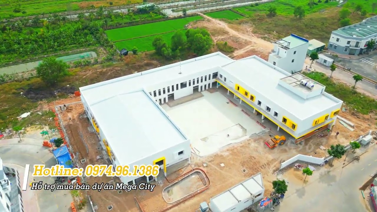 Đường đến Trường mầm non quốc tế INschool tại dự án Mega City, Thành Phố Bến Cát