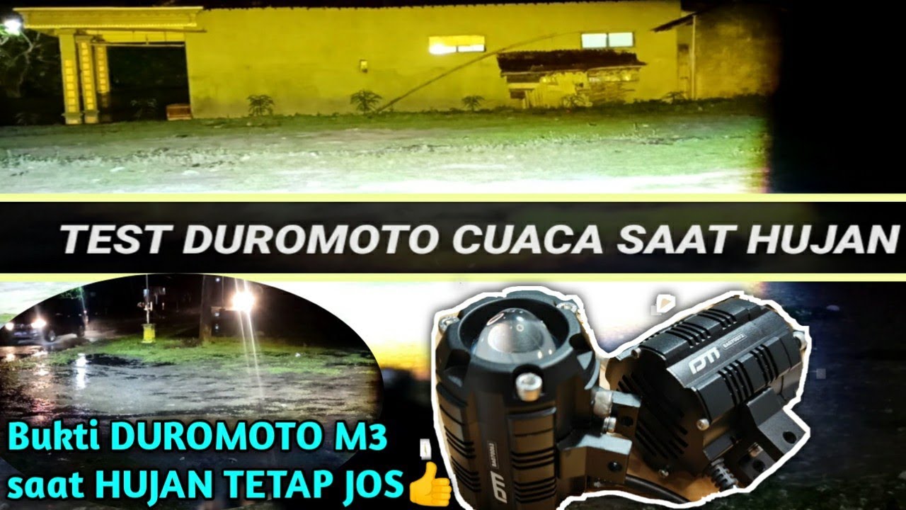 DUROMOTO M3 I LAMPU TEMBAK DUROMOTO SUPER TERANG MOBIL DAN MOTOR