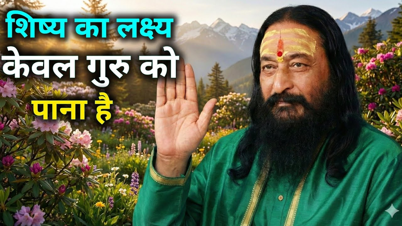 शिष्य का लक्ष्य केवल गुरु को प्राप्त करना है #Djjs #Satsang 