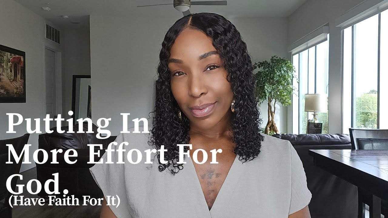God wants you to put in more effort for him (your blessings are coming!)✨️
