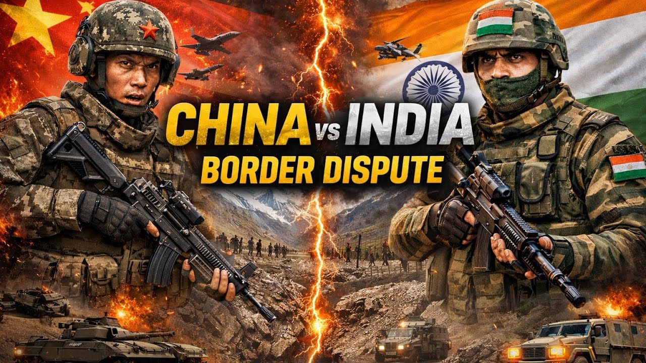 China Border vs india border Disputes 