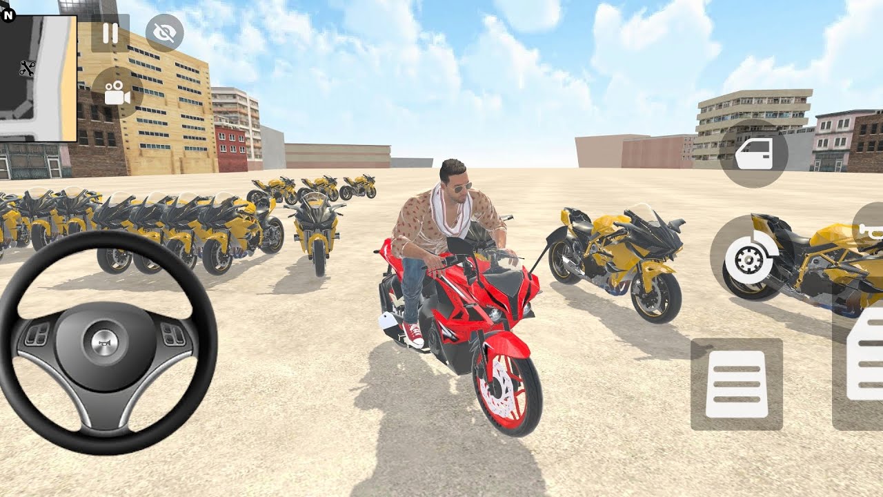 🔥Indian 🇮🇳 auto theaf simulator game 🤑 franklin ne liya bahut sari superbike 🏍️💨