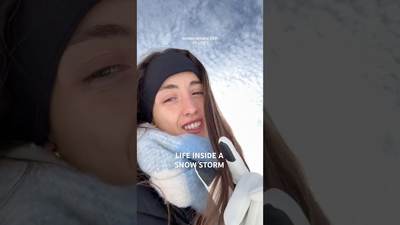 ВИДЕОБЛОГ О СИЛЬНОЙ СНЕГОПАДЕ