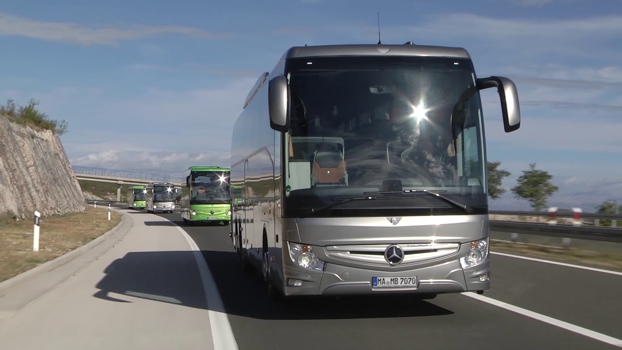 The new Mercedes-Benz Tourismo Driving Experience - Footage Part 1