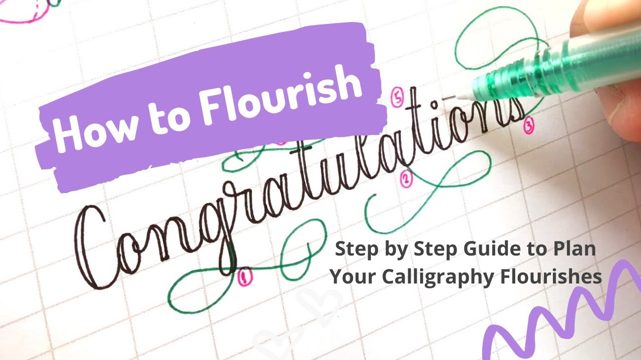 How to Add Flourishes to Lettering | Flourishing Your Calligraphy