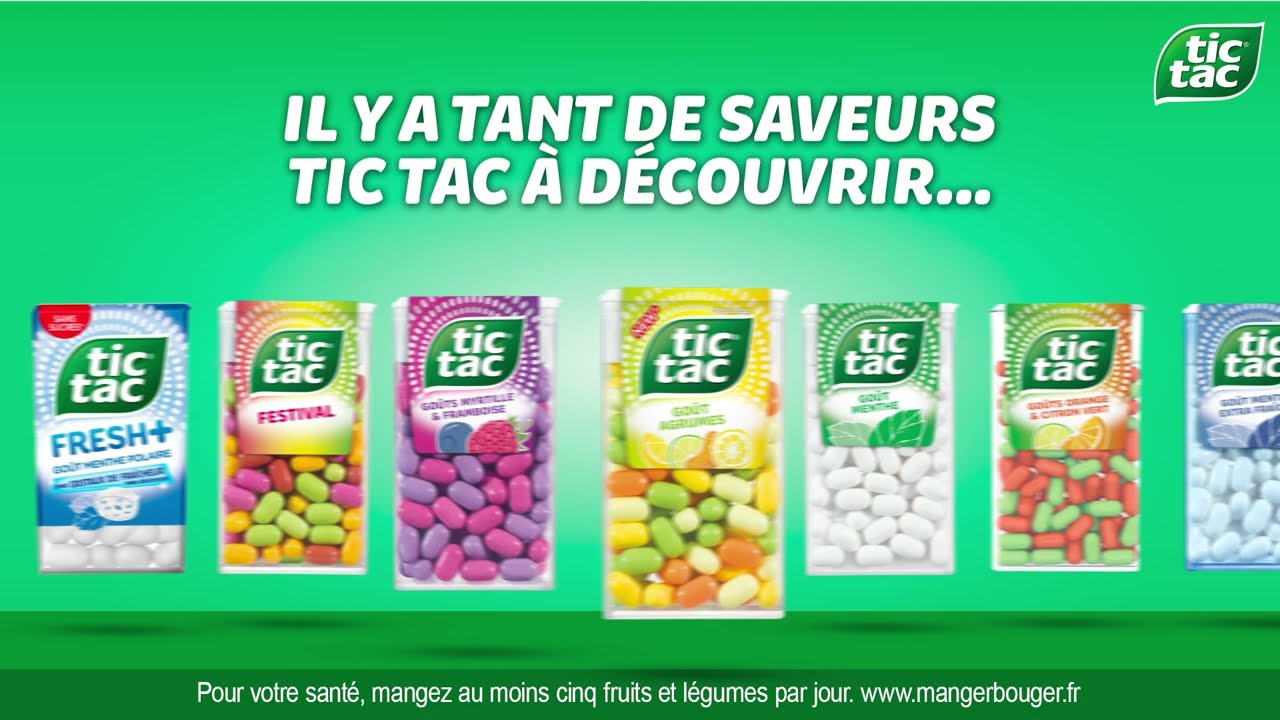 Connaissez-vous vraiment toutes les saveurs Tic Tac ?