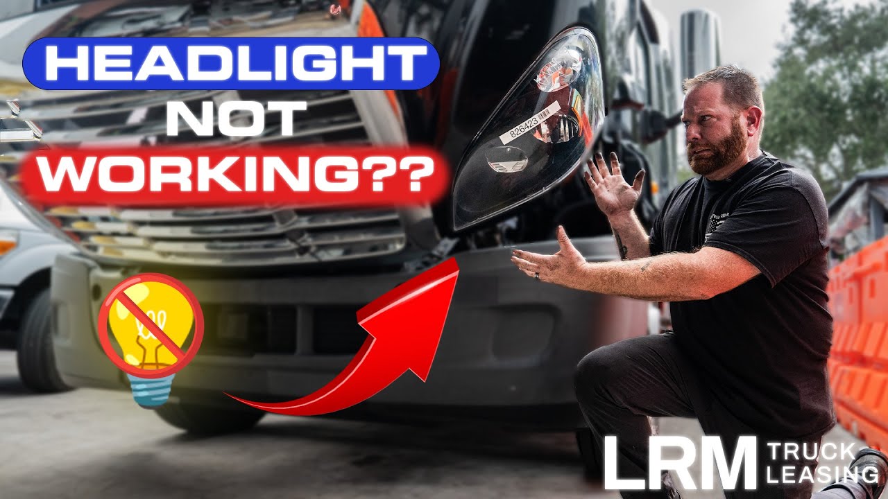 How to Replace Freightliner Cascadia Headlight Yourself 🚛