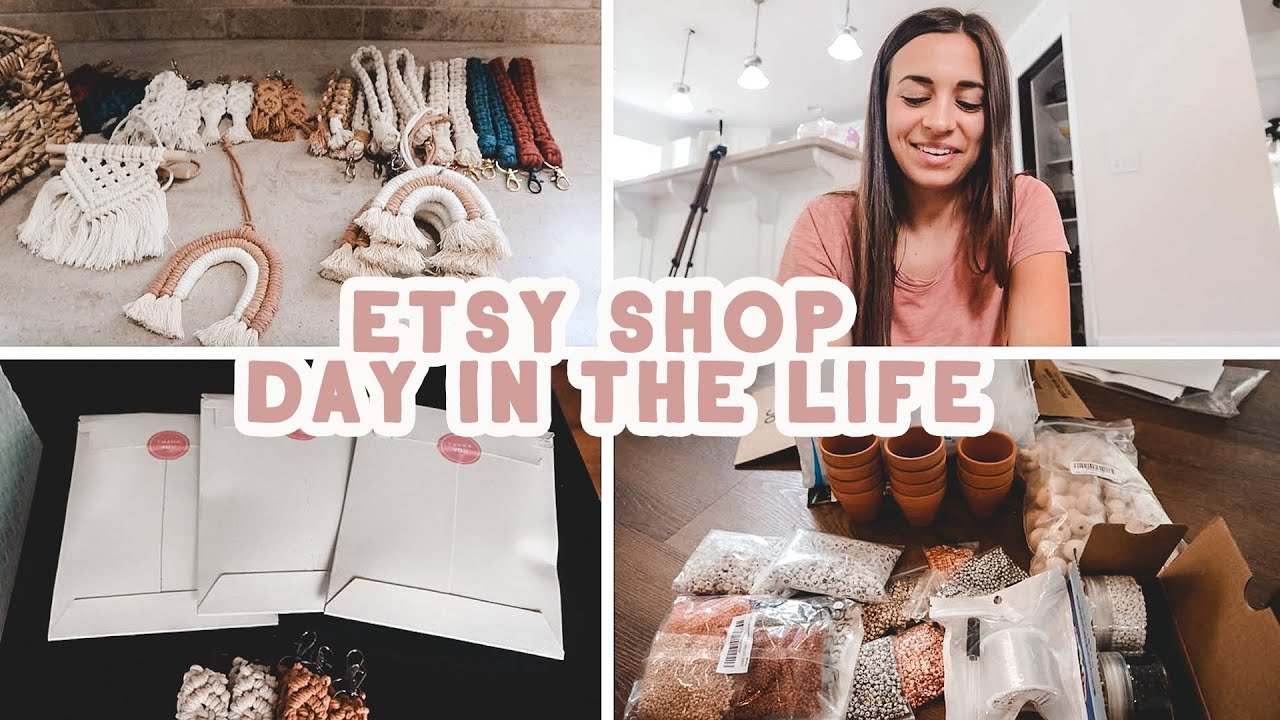 ETSY SHOP OWNER DITL | AMAZON SUPPLY HAUL, NEW PRODUCTS & PACKAGING ORDERS & GIVEAWAY WINNER