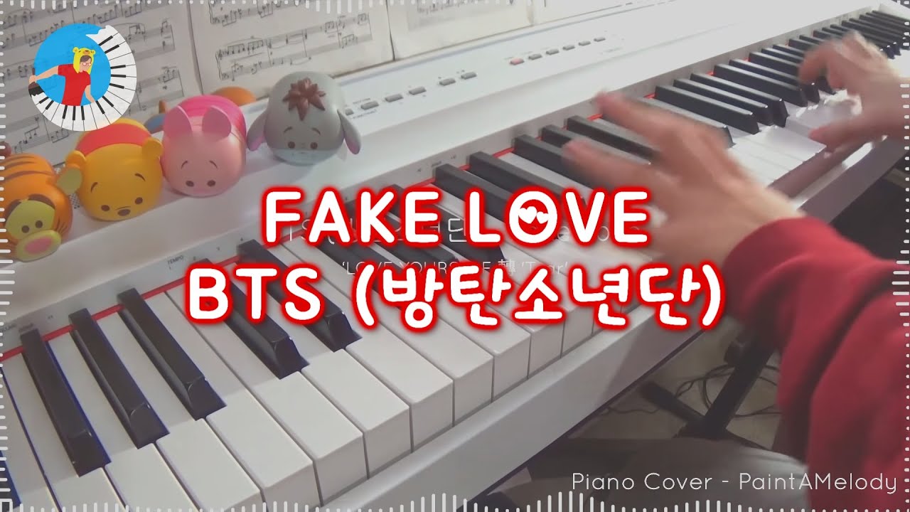 BTS -【Fake Love Piano Cover】Piano Sheet Music