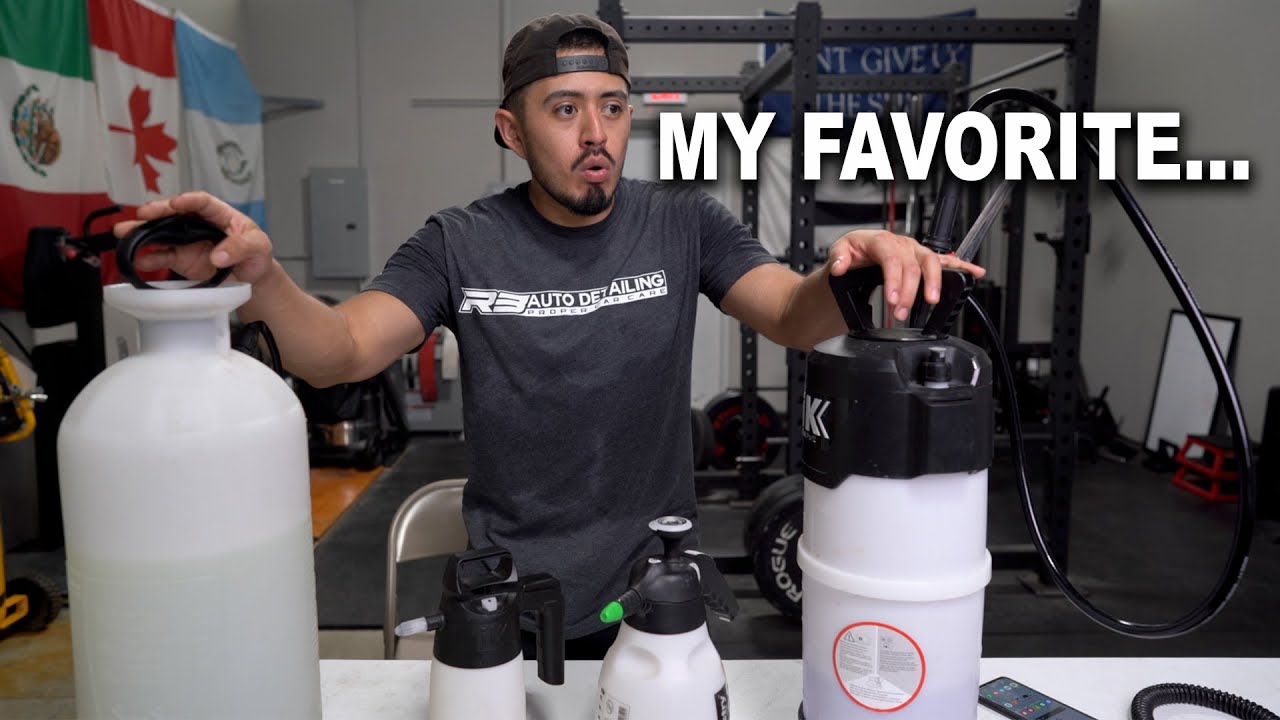 Pump Sprayer Showdown: The BEST Pump Sprayer For Detailing Is....