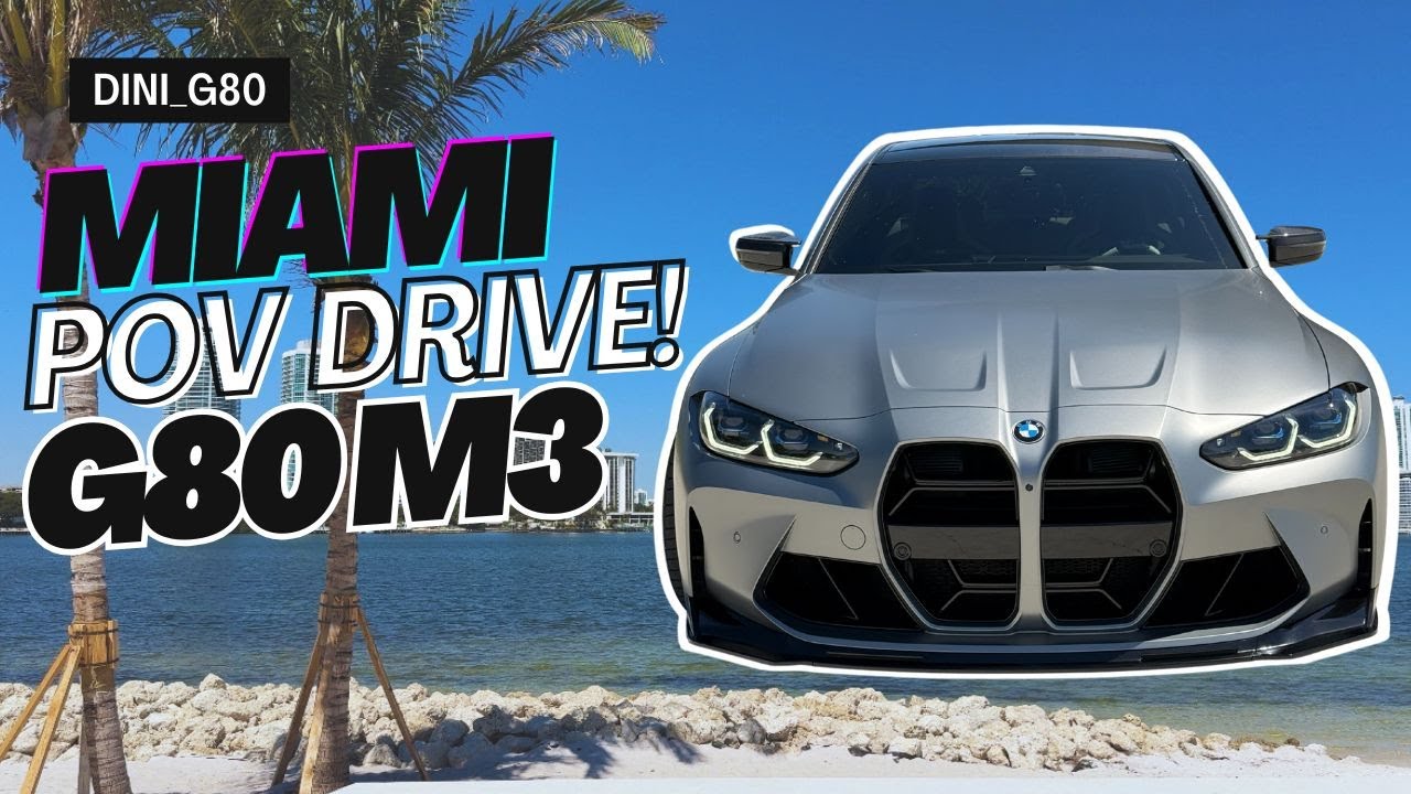 POV Drive on the waters of Miami!