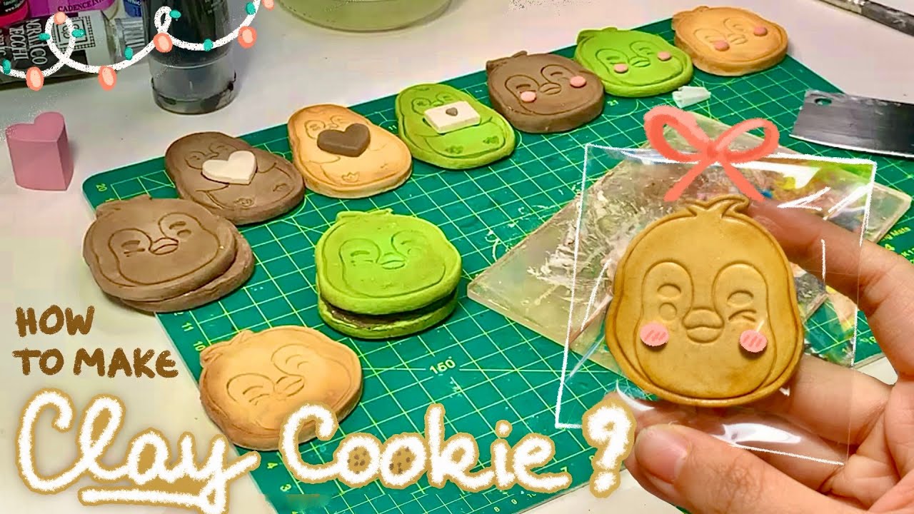 Making Cookie Magnets with Air-Dry-Clay| no bake, new method, new tips