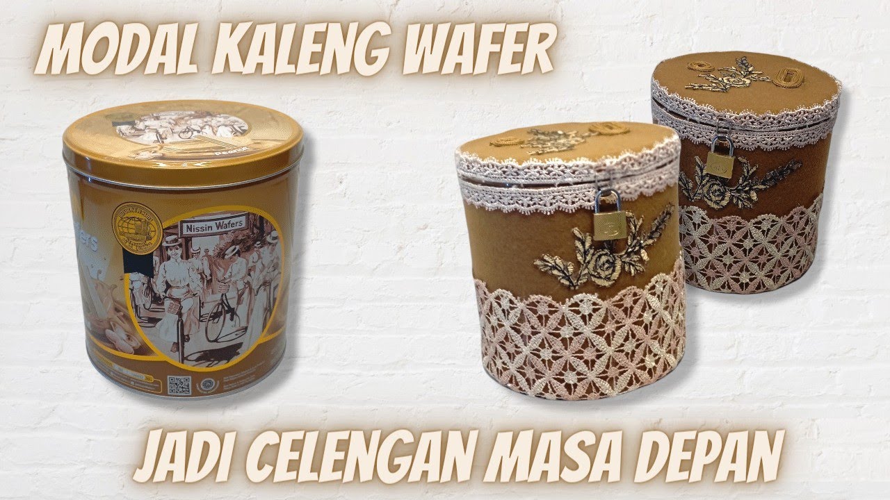 Cara Membuat celengan dari Kaleng Bekas | Ide Kreatif Kaleng Bekas | Ayo Menabung