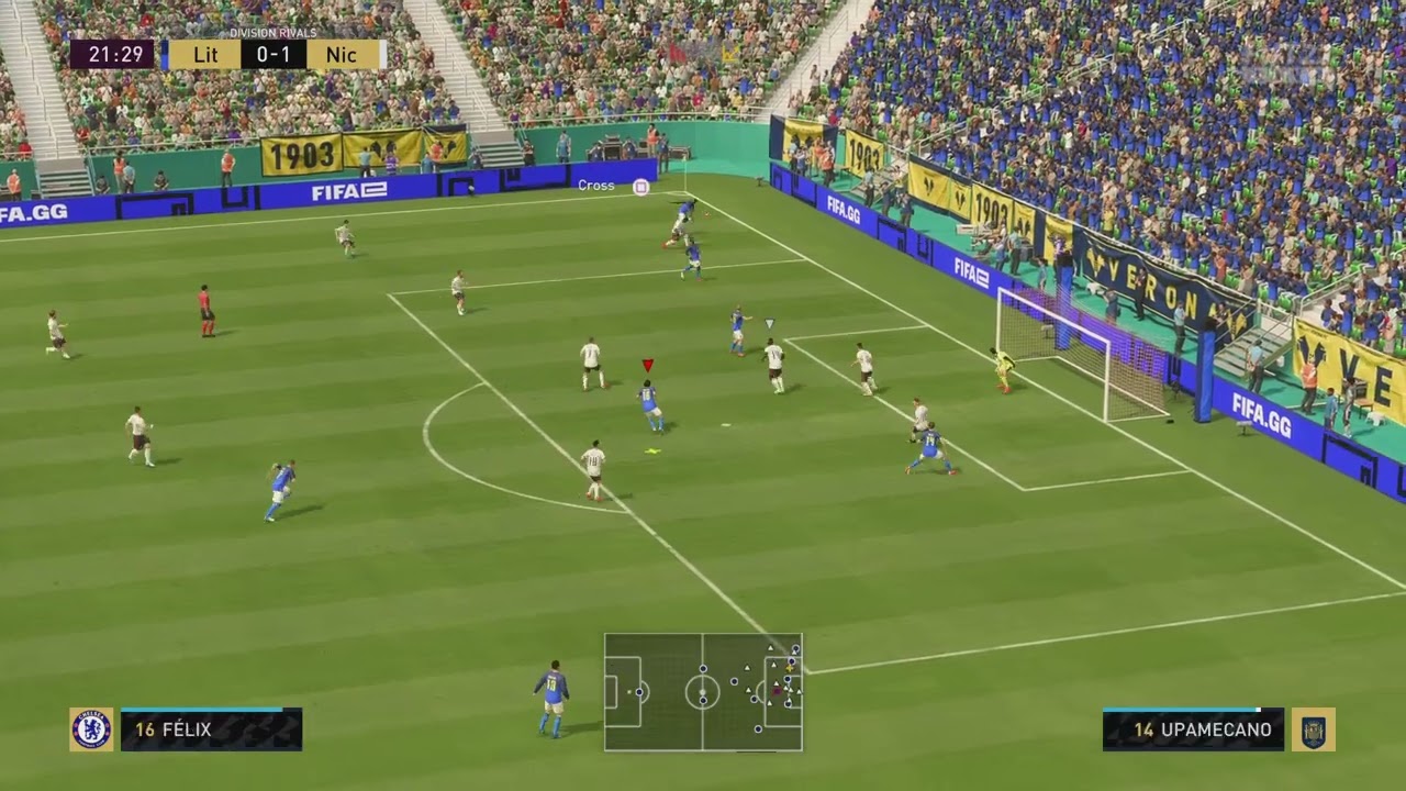FIFA 22 Bro leaves as he's getting destroyed 😏