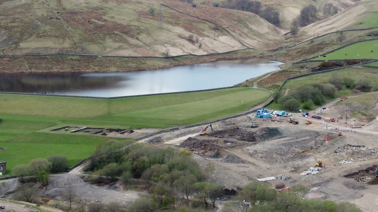 360° above Healey Dell - Spring Mill Reservoir.