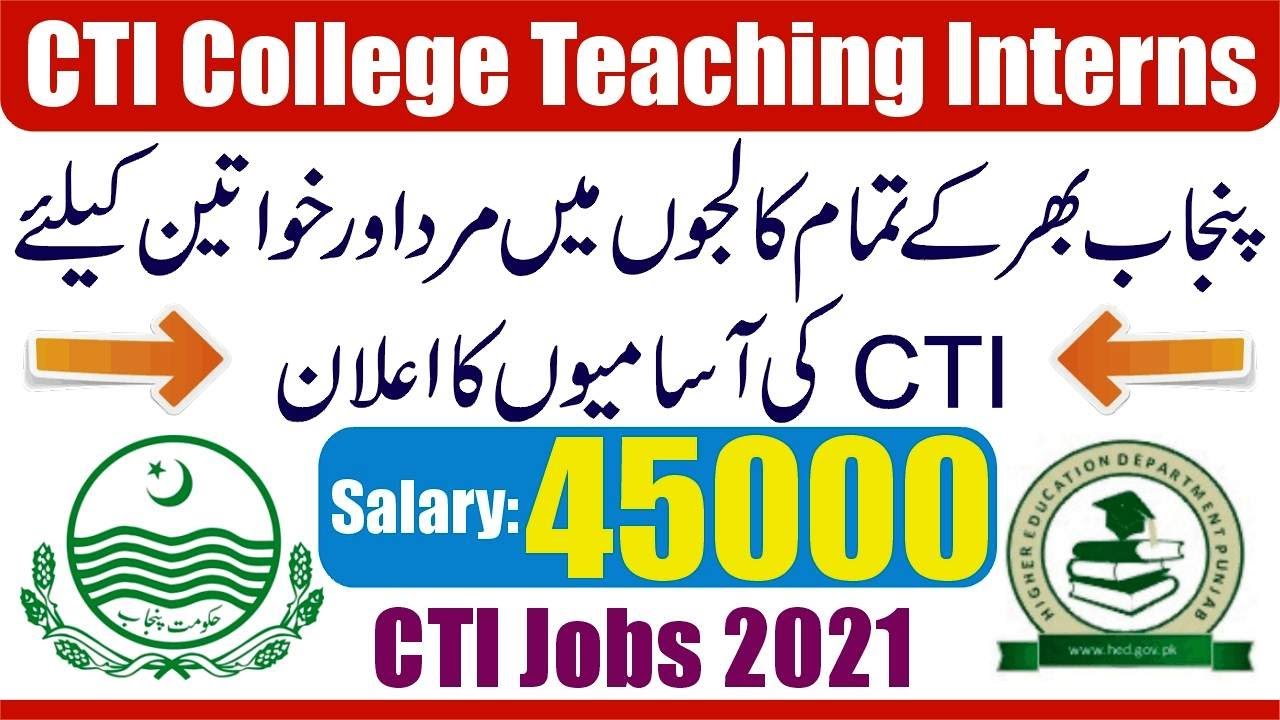 College Teaching Interns Jobs 2024 - How to Online Apply for College Teaching Interns Jobs 2024