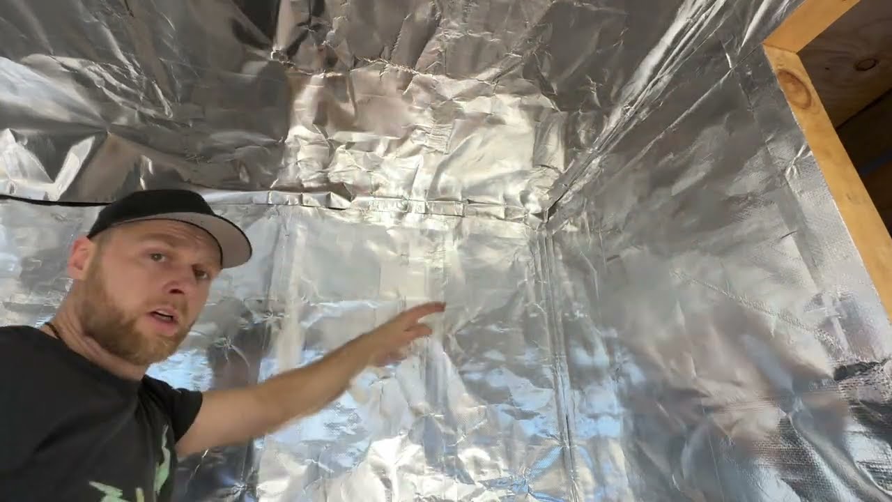 How To Install a Sauna Vapor Barrier - and what to use (full process)