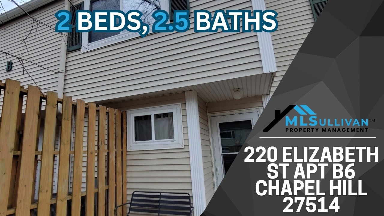 HOUSE TOUR | 220 Elizabeth St Apt B6 Chapel Hill 27514