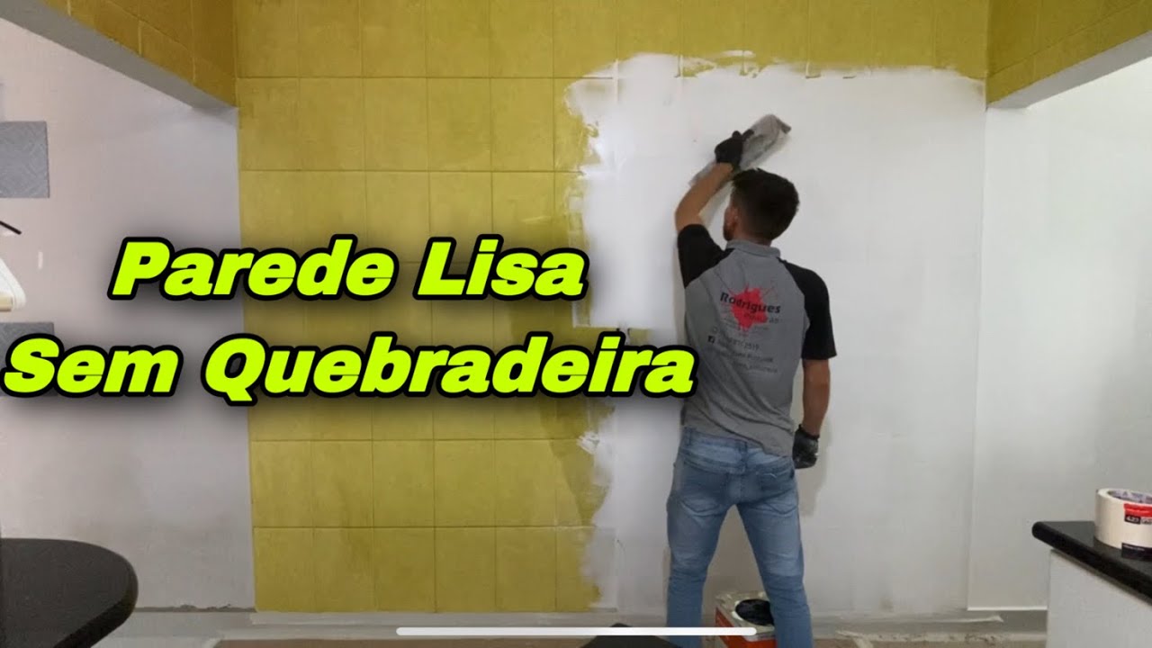 COMO APLICAR MASSA CORRIDA EM AZULEJO.