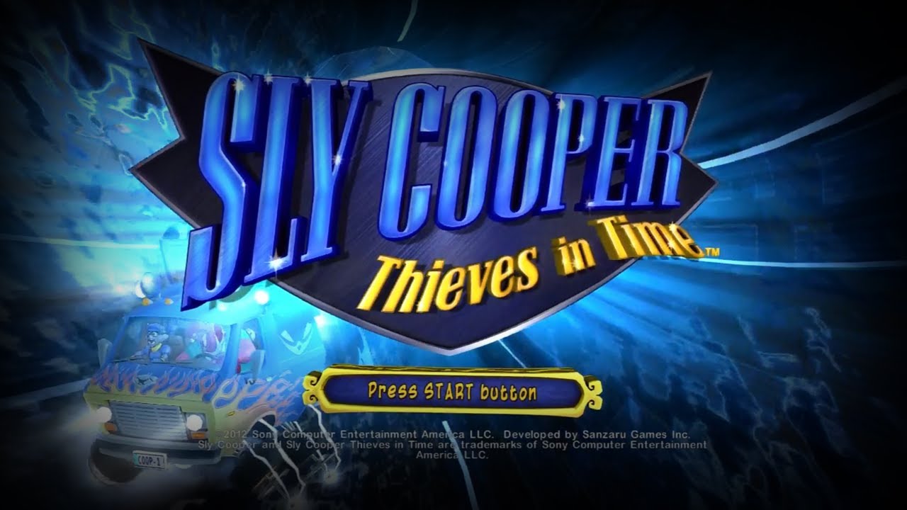 Sly Cooper Thieves in Time Theme Music Title Screen HQ